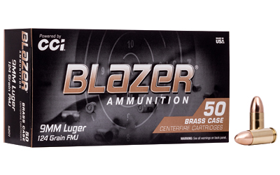 Blazer Ammunition • 9mm Luger • 124gr
