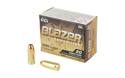 Blazer Ammunition • 9mm Luger • 115gr