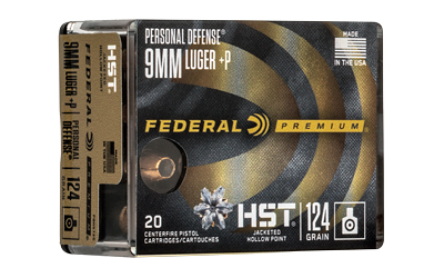 Federal Premium • 9mm Luger +P • 124gr