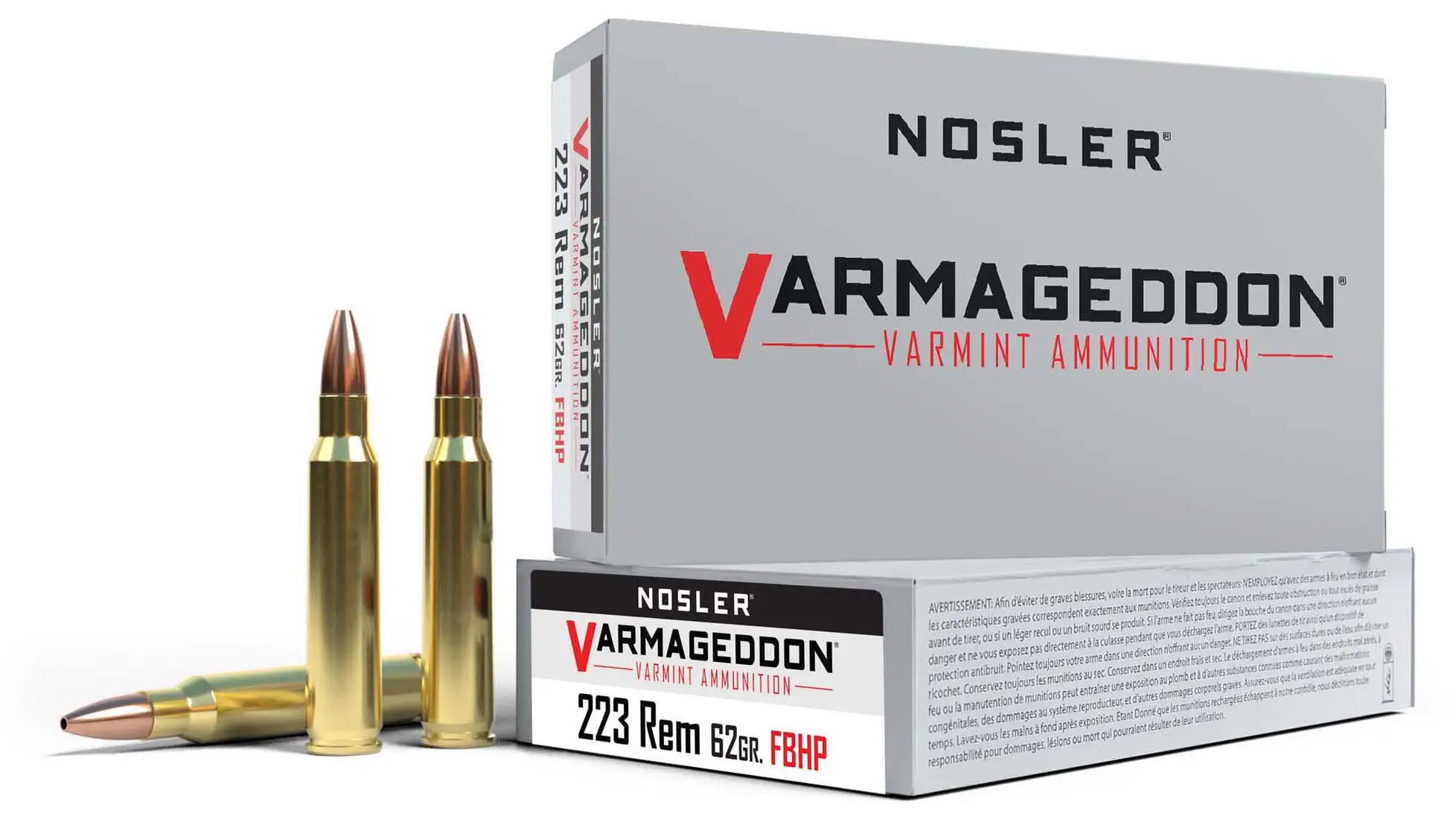 Nosler Ammunition • 223 Remington • 62gr